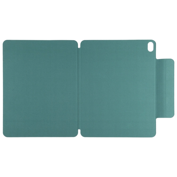 For iPad Air 11 2024 Double-sided Clip Fixed Buckle Magnetic PU Leather Smart Tablet Case(Green) - iPad Air 11 2024 Cases by PMC TechLife | Online Shopping South Africa | PMC TechLife | Buy Now Pay Later Mobicred