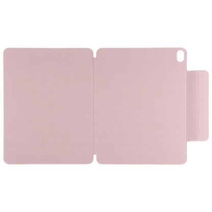 For iPad Air 11 2024 Double-sided Clip Fixed Buckle Magnetic PU Leather Smart Tablet Case(Rose Gold) - iPad Air 11 2024 Cases by PMC Jewellery | Online Shopping South Africa | PMC Jewellery | Buy Now Pay Later Mobicred