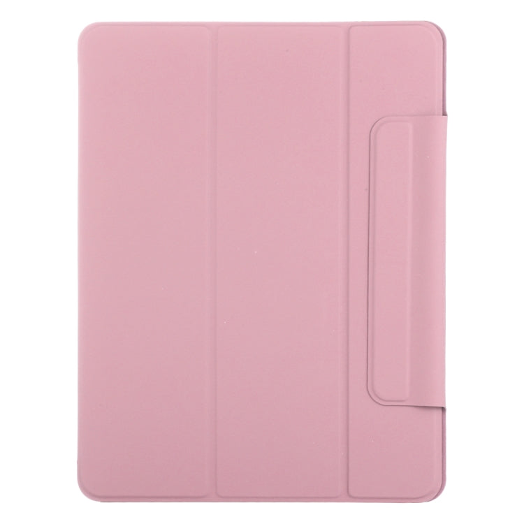 For iPad Air 11 2024 Double-sided Clip Fixed Buckle Magnetic PU Leather Smart Tablet Case(Light Pink) - iPad Air 11 2024 Cases by PMC Jewellery | Online Shopping South Africa | PMC Jewellery | Buy Now Pay Later Mobicred