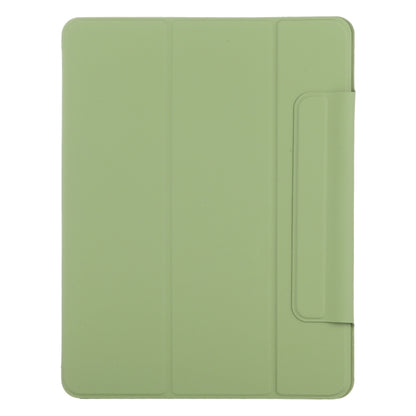 For iPad Air 11 2024 Double-sided Clip Fixed Buckle Magnetic PU Leather Smart Tablet Case(Grass Green) - iPad Air 11 2024 Cases by PMC Jewellery | Online Shopping South Africa | PMC Jewellery | Buy Now Pay Later Mobicred