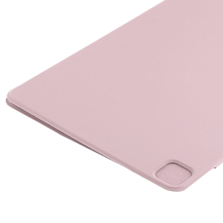 For iPad Pro 11 2024 Double-sided Clip Fixed Buckle Magnetic PU Leather Smart Tablet Case(Rose Gold) - iPad Pro 11 2024 Cases by PMC TechLife | Online Shopping South Africa | PMC TechLife | Buy Now Pay Later Mobicred