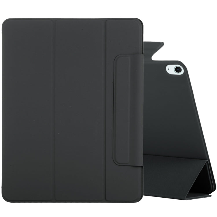 For iPad Air 13 2025 / 2024 Double-sided Clip Fixed Buckle Magnetic PU Leather Smart Tablet Case(Black) - iPad Air 13 2025 / 2024 Cases by PMC Jewellery | Online Shopping South Africa | PMC Jewellery | Buy Now Pay Later Mobicred