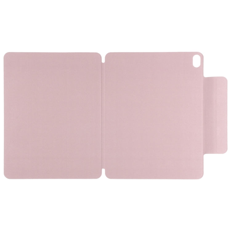 For iPad Air 13 2024 Double-sided Clip Fixed Buckle Magnetic PU Leather Smart Tablet Case(Rose Gold) - iPad Air 13 2024 Cases by PMC Jewellery | Online Shopping South Africa | PMC Jewellery | Buy Now Pay Later Mobicred