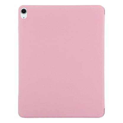 For iPad Air 13 2024 Double-sided Clip Fixed Buckle Magnetic PU Leather Smart Tablet Case(Light Pink) - iPad Air 13 2024 Cases by PMC Jewellery | Online Shopping South Africa | PMC Jewellery | Buy Now Pay Later Mobicred