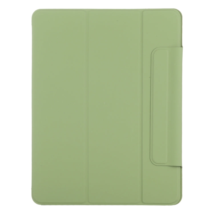 For iPad Air 13 2024 Double-sided Clip Fixed Buckle Magnetic PU Leather Smart Tablet Case(Grass Green) - iPad Air 13 2024 Cases by PMC Jewellery | Online Shopping South Africa | PMC Jewellery | Buy Now Pay Later Mobicred