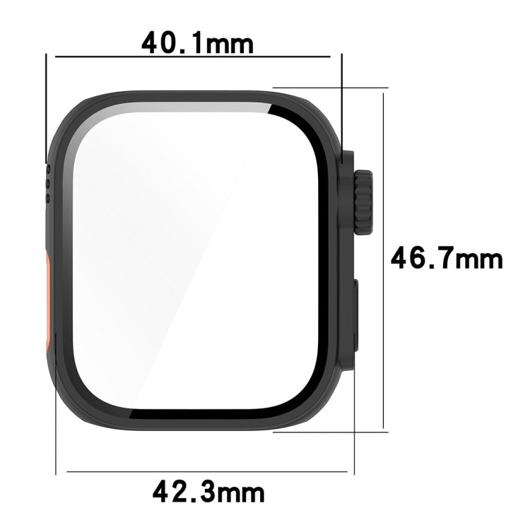 For Huawei Watch Fit3 PC + Tempered Glass Film Full Coverage Watch Protective Case(Starlight) - Watch Cases by PMC TechLife | Online Shopping South Africa | PMC TechLife | Buy Now Pay Later Mobicred