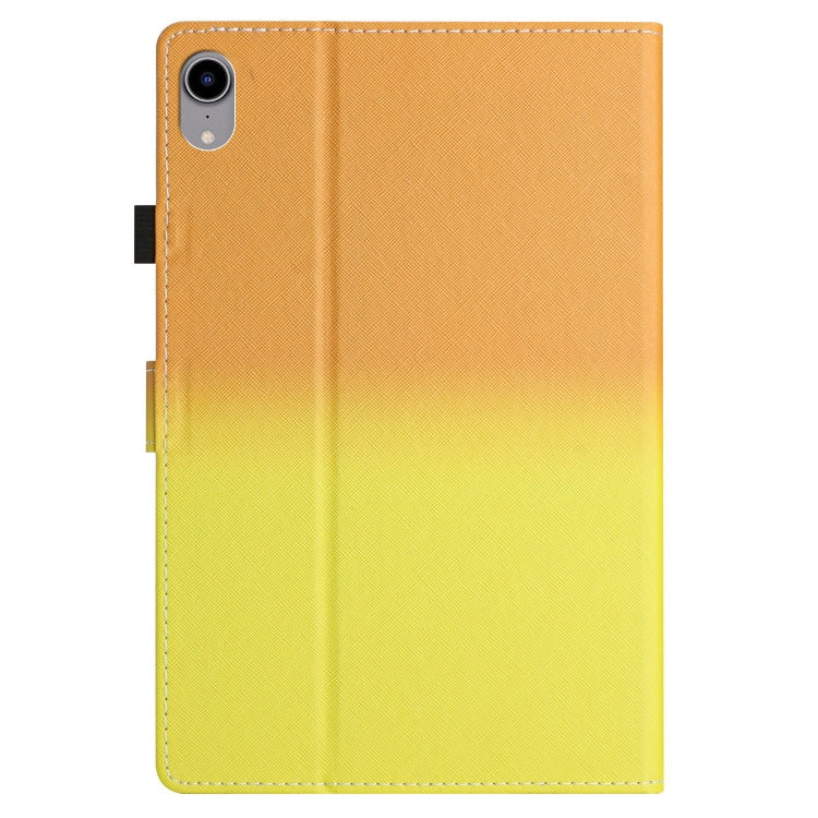 For iPad Pro 11 2024 Stitching Gradient Smart Leather Tablet Case(Orange Yellow) - iPad Pro 11 2024 Cases by PMC TechLife | Online Shopping South Africa | PMC TechLife | Buy Now Pay Later Mobicred