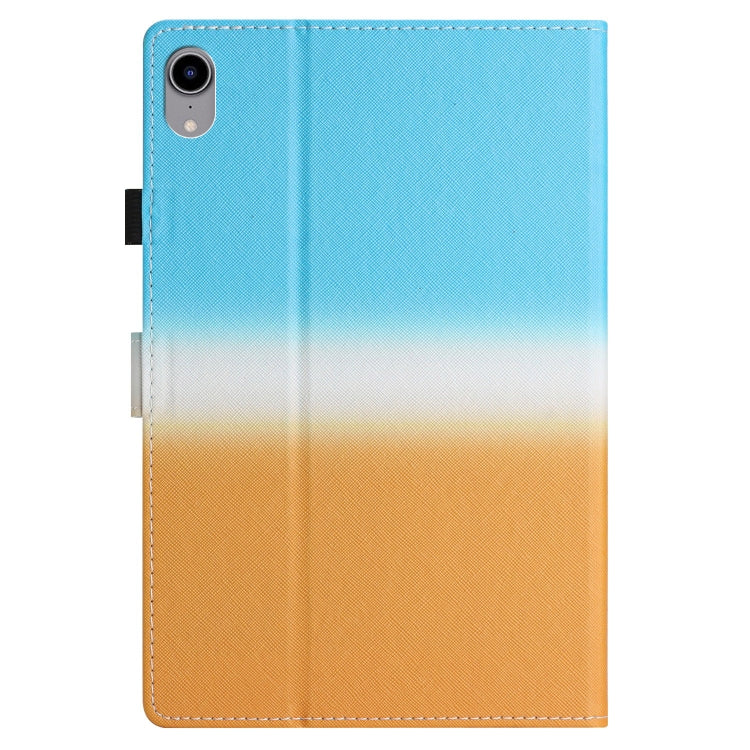For iPad Pro 11 2024 Stitching Gradient Smart Leather Tablet Case(Blue Orange) - iPad Pro 11 2024 Cases by PMC TechLife | Online Shopping South Africa | PMC TechLife | Buy Now Pay Later Mobicred
