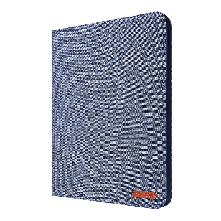 For iPad Air 11 2024 Fabric Leather Tablet Case(Blue) - iPad Air 11 2024 Cases by PMC TechLife | Online Shopping South Africa | PMC TechLife | Buy Now Pay Later Mobicred