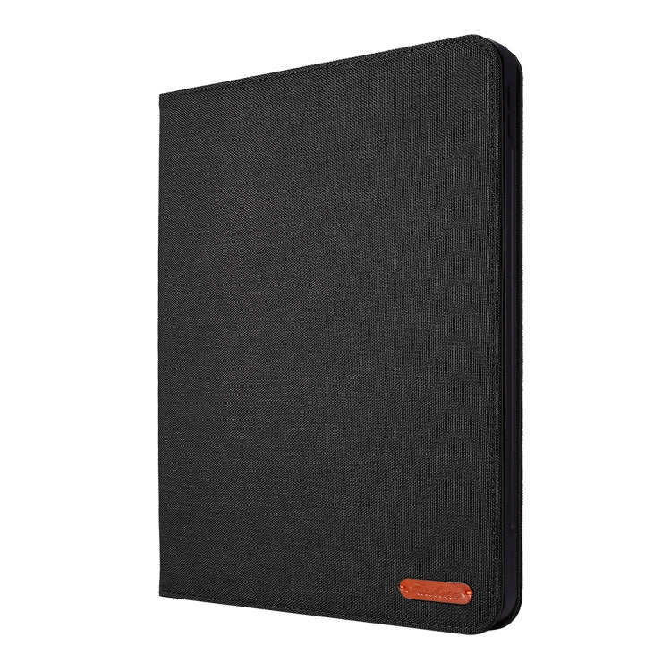 For iPad Air 11 2025 / 2024 Fabric Leather Tablet Case(Black) - iPad Air 11 2025 / 2024 Cases by PMC TechLife | Online Shopping South Africa | PMC TechLife | Buy Now Pay Later Mobicred