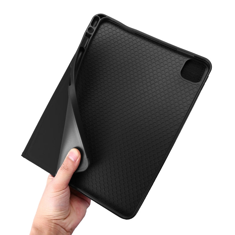 For iPad Air 13 2024 Fabric Leather Tablet Case(Black) - iPad Air 13 2024 Cases by PMC TechLife | Online Shopping South Africa | PMC TechLife | Buy Now Pay Later Mobicred