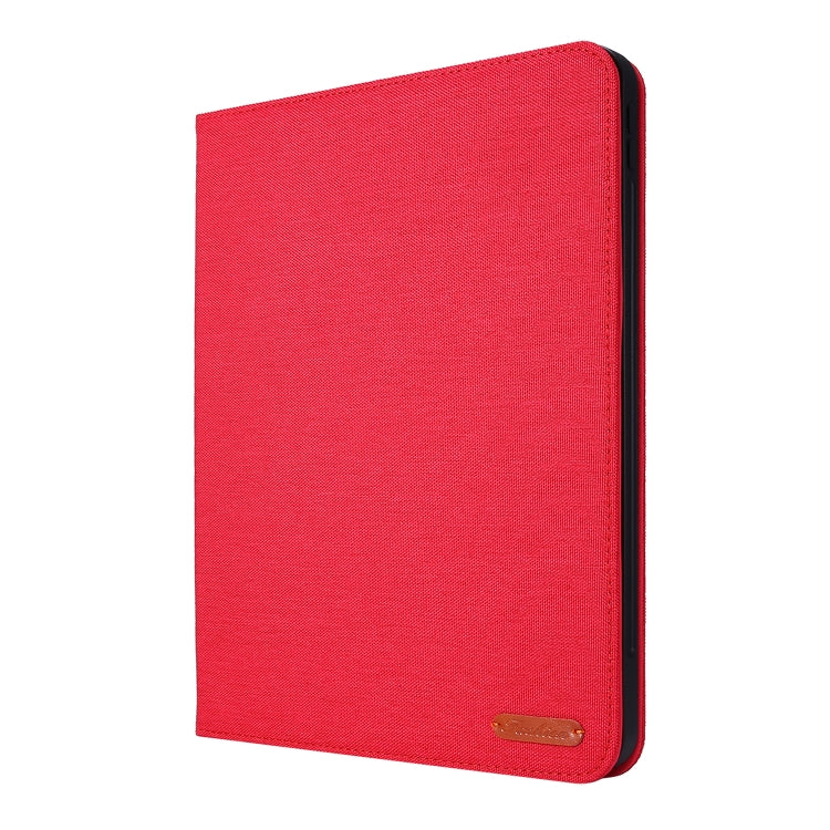 For iPad Pro 11 2024 Fabric Leather Tablet Case(Red) - iPad Pro 11 2024 Cases by PMC TechLife | Online Shopping South Africa | PMC TechLife | Buy Now Pay Later Mobicred