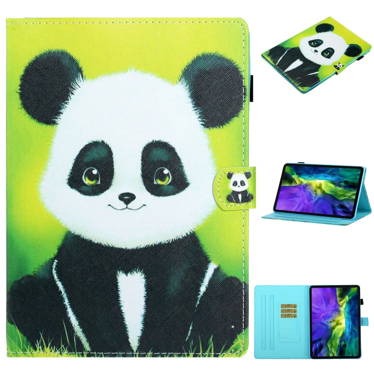 For iPad Pro 11 2024 Coloured Drawing Stitching Smart Leather Tablet Case(Panda) - free shipping - PMC TechLife - Order now!