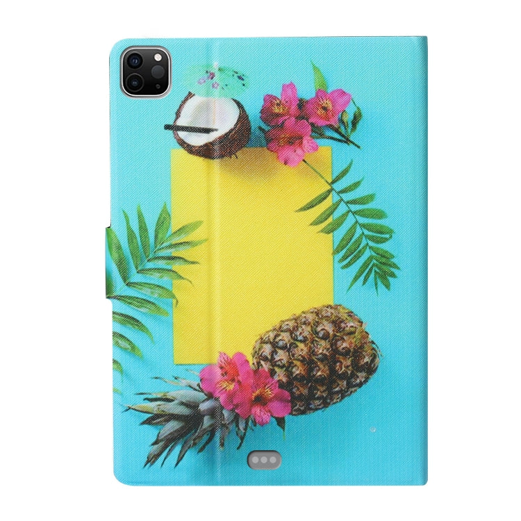 For iPad Pro 11 2024 Voltage Coloured Drawing Smart Leather Tablet Case(Pineapple) - iPad Pro 11 2024 Cases by PMC TechLife | Online Shopping South Africa | PMC TechLife | Buy Now Pay Later Mobicred