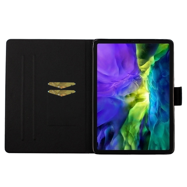 For iPad Pro 11 2024 Voltage Coloured Drawing Smart Leather Tablet Case(LOVE) - iPad Pro 11 2024 Cases by PMC TechLife | Online Shopping South Africa | PMC TechLife | Buy Now Pay Later Mobicred