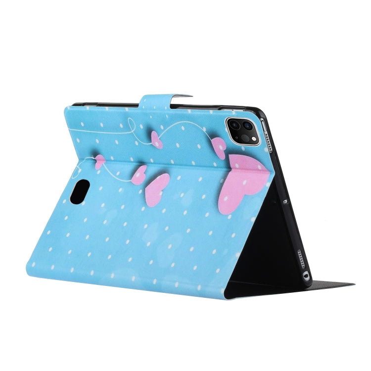 For iPad Pro 11 2024 Voltage Coloured Drawing Smart Leather Tablet Case(Love Balloons) - iPad Pro 11 2024 Cases by PMC TechLife | Online Shopping South Africa | PMC TechLife | Buy Now Pay Later Mobicred