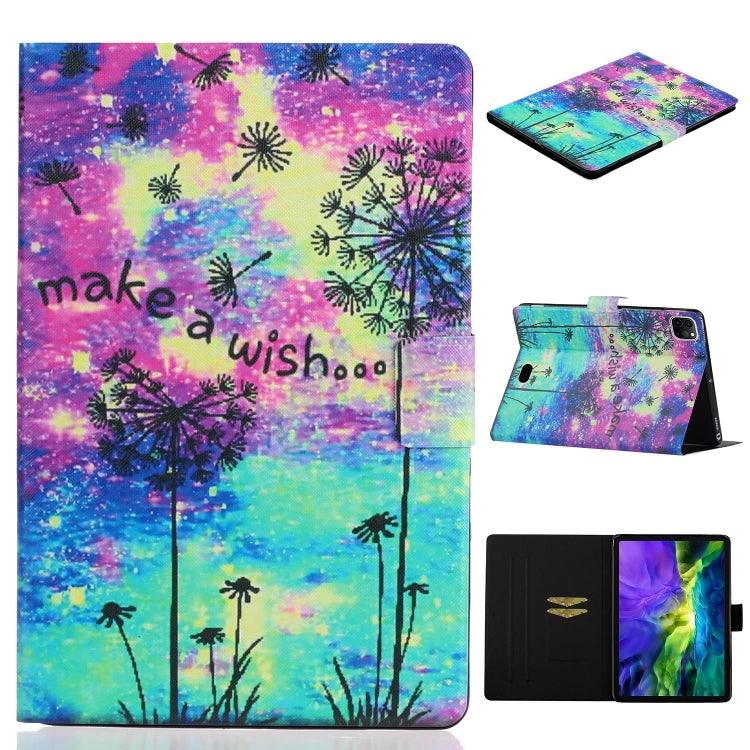 For iPad Pro 11 2024 Voltage Coloured Drawing Smart Leather Tablet Case(Dandelion) - iPad Pro 11 2024 Cases by PMC TechLife | Online Shopping South Africa | PMC TechLife | Buy Now Pay Later Mobicred
