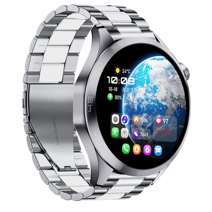 WS-26 1.52 inch IP67 Sport Smart Watch Support Bluetooth Call / Sleep / Blood Oxygen / Heart Rate / Blood Pressure Health Monitor, Steel Strap(Silver) - Smart Watches by PMC Jewellery | Online Shopping South Africa | PMC Jewellery | Buy Now Pay Later Mobicred