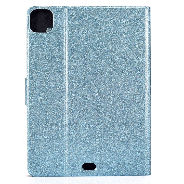 For iPad Pro 11 2024 Varnish Glitter Powder Smart Leather Tablet Case(Blue) - iPad Pro 11 2024 Cases by PMC Jewellery | Online Shopping South Africa | PMC Jewellery | Buy Now Pay Later Mobicred