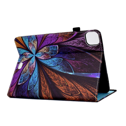 For iPad Pro 11 2024 Painted Elastic Band Smart Leather Tablet Case(Colorful Flower) - iPad Pro 11 2024 Cases by PMC Jewellery | Online Shopping South Africa | PMC Jewellery | Buy Now Pay Later Mobicred
