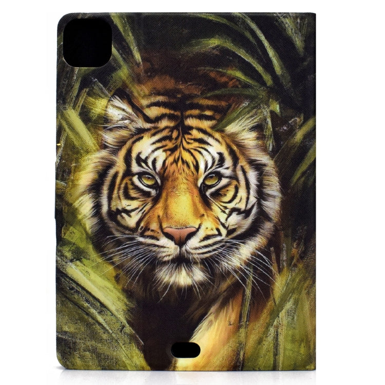 For iPad Pro 11 2024 Colored Drawing Horizontal Flip Tablet Leather Case(Tiger) - iPad Pro 11 2024 Cases by PMC Jewellery | Online Shopping South Africa | PMC Jewellery | Buy Now Pay Later Mobicred