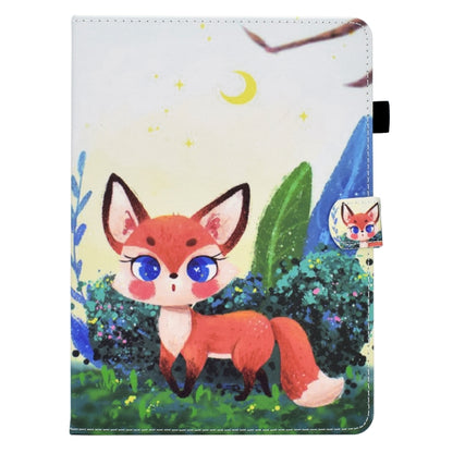 For iPad Pro 11 2024 Colored Drawing Sewing Smart Leather Tablet Case(Little Fox) - iPad Pro 11 2024 Cases by PMC Jewellery | Online Shopping South Africa | PMC Jewellery | Buy Now Pay Later Mobicred
