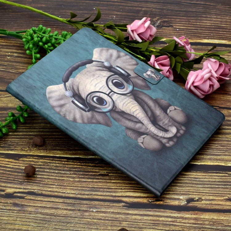 For iPad Pro 11 2024 Voltage Colored Drawing Smart Leather Tablet Case(Elephant) - iPad Pro 11 2024 Cases by PMC Jewellery | Online Shopping South Africa | PMC Jewellery | Buy Now Pay Later Mobicred