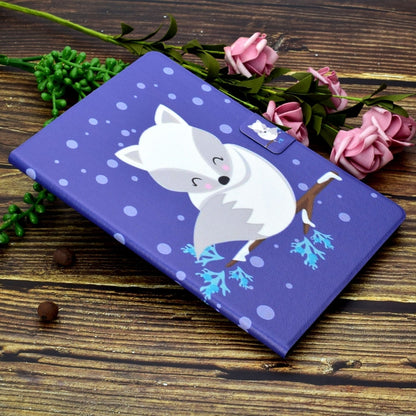 For iPad Pro 11 2024 Voltage Colored Drawing Smart Leather Tablet Case(Arctic Fox) - iPad Pro 11 2024 Cases by PMC Jewellery | Online Shopping South Africa | PMC Jewellery | Buy Now Pay Later Mobicred