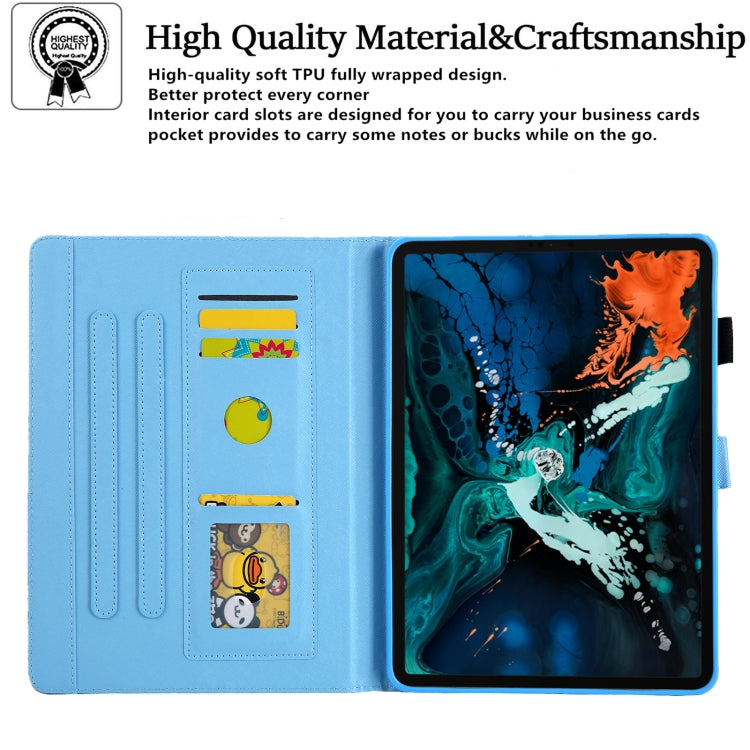 For iPad Pro 11 2024 Colored Drawing Leather Smart Tablet Case(Dual Colorful Butterflies) - iPad Pro 11 2024 Cases by PMC Jewellery | Online Shopping South Africa | PMC Jewellery | Buy Now Pay Later Mobicred