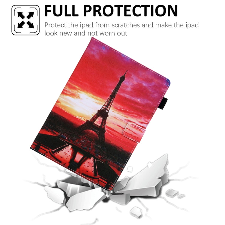 For iPad Pro 11 2024 Colored Drawing Leather Smart Tablet Case(Evening Tower) - free shipping - PMC TechLife - Order now!