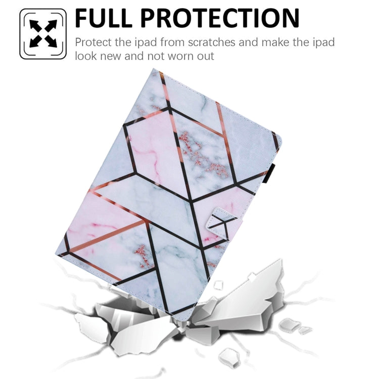 For iPad Pro 11 2024 Colored Drawing Leather Smart Tablet Case(Grid) - iPad Pro 11 2024 Cases by PMC TechLife | Online Shopping South Africa | PMC TechLife | Buy Now Pay Later Mobicred