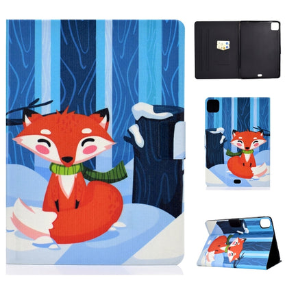 For iPad Pro 11 2024 Voltage Colored Drawing Smart Leather Tablet Case(Red Fox) - iPad Pro 11 2024 Cases by PMC Jewellery | Online Shopping South Africa | PMC Jewellery | Buy Now Pay Later Mobicred