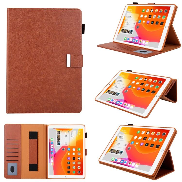 For iPad Pro 11 2024 Business Style Horizontal Flip Leather Smart Tablet Case with Holder(Brown) - iPad Pro 11 2024 Cases by PMC TechLife | Online Shopping South Africa | PMC TechLife | Buy Now Pay Later Mobicred