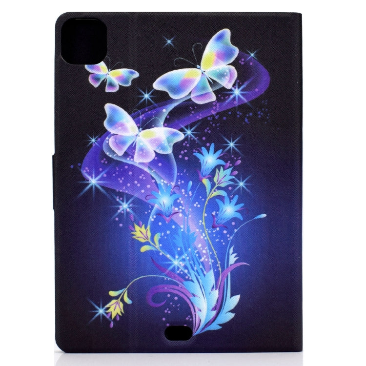 For iPad Pro 11 2024 Voltage Colored Drawing Smart Leather Tablet Case(Butterflies Flower) - iPad Pro 11 2024 Cases by PMC Jewellery | Online Shopping South Africa | PMC Jewellery | Buy Now Pay Later Mobicred