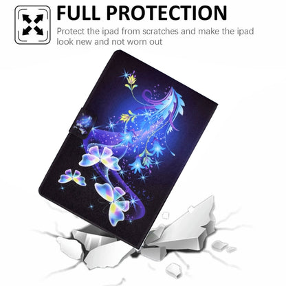 For iPad Pro 11 2024 Voltage Colored Drawing Smart Leather Tablet Case(Butterflies Flower) - iPad Pro 11 2024 Cases by PMC Jewellery | Online Shopping South Africa | PMC Jewellery | Buy Now Pay Later Mobicred