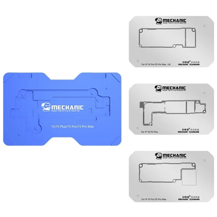 Mechanic Heat Air Desoldering Station Molds For iPhone 15 Series - BGA Stencils by MECHANIC | Online Shopping South Africa | PMC TechLife | Buy Now Pay Later Mobicred