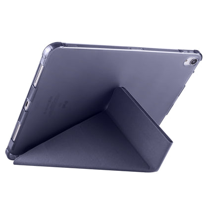 For iPad Pro 13 2024 Multi-folding TPU Leather Smart Tablet Case with Pen Slot(Lavender Purple) - iPad Pro 13 2024 Cases by PMC Jewellery | Online Shopping South Africa | PMC Jewellery | Buy Now Pay Later Mobicred
