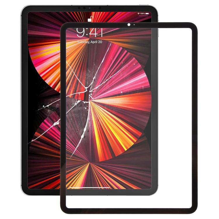 For iPad Pro 11 2021 2022 Front Screen Outer Glass Lens with OCA Optically Clear Adhesive(Black) - 10.5 inch by PMC Jewellery | Online Shopping South Africa | PMC Jewellery | Buy Now Pay Later Mobicred