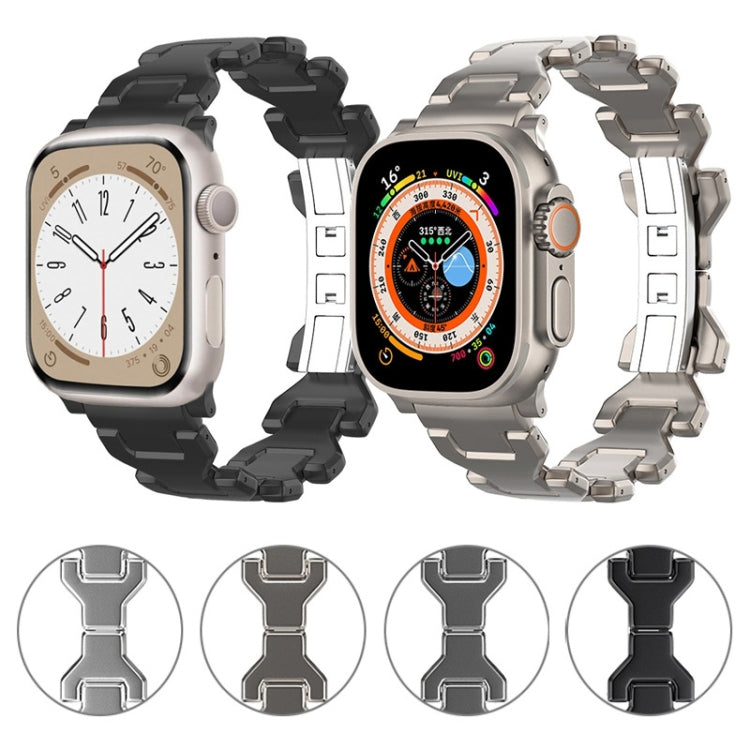 For Apple Watch SE 44mm Y Type Pure Titanium Watch Band(Silver) - free shipping - PMC TechLife - Order now!