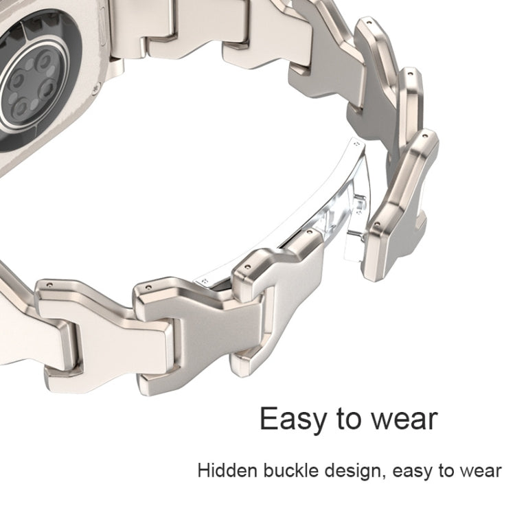 For Apple Watch SE 44mm Y Type Pure Titanium Watch Band(Silver) - free shipping - PMC TechLife - Order now!
