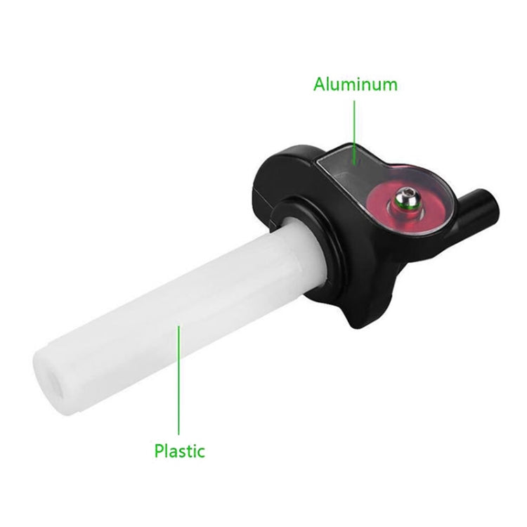 Off-road Motorcycle Modified 22mm Handle Throttle Clamp Hand Grip Big Torque Oil Visual Throttle Accelerator for with Cable(Gold with Silver Throttle Cable) - Grips by PMC TechLife | Online Shopping South Africa | PMC TechLife | Buy Now Pay Later Mobicred