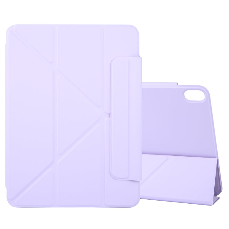 For iPad Air 13 2025 / 2024 Y-Shape Double-sided Clip Magnetic Smart Tablet Case(Purple) - iPad Air 13 2025 / 2024 Cases by PMC Jewellery | Online Shopping South Africa | PMC Jewellery | Buy Now Pay Later Mobicred