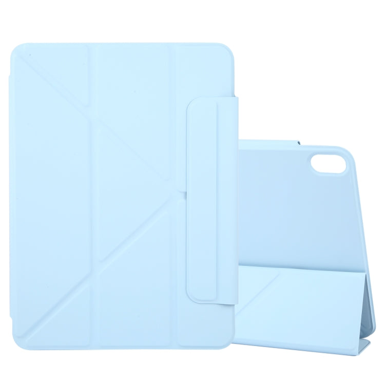 For iPad Air 13 2024 Y-Shape Double-sided Clip Magnetic Smart Tablet Case(Blue) - iPad Air 13 2024 Cases by PMC Jewellery | Online Shopping South Africa | PMC Jewellery | Buy Now Pay Later Mobicred