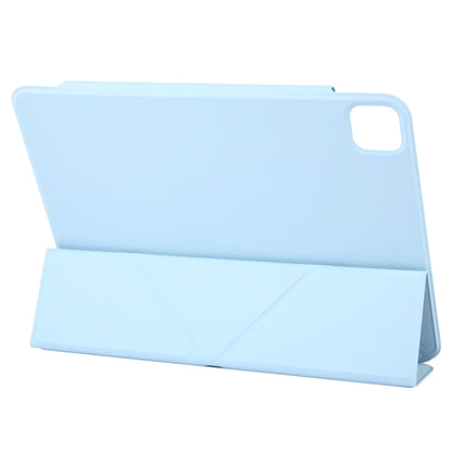 For iPad Pro 11 2024 Y-Shape Double-sided Clip Magnetic Smart Tablet Case(Blue) - iPad Pro 11 2024 Cases by PMC Jewellery | Online Shopping South Africa | PMC Jewellery | Buy Now Pay Later Mobicred
