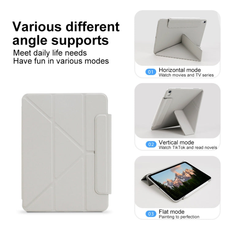 For iPad Air 13 2024 Y-Shape Double-sided Clip Magnetic Smart Tablet Case(Black) - iPad Air 13 2024 Cases by PMC TechLife | Online Shopping South Africa | PMC TechLife | Buy Now Pay Later Mobicred