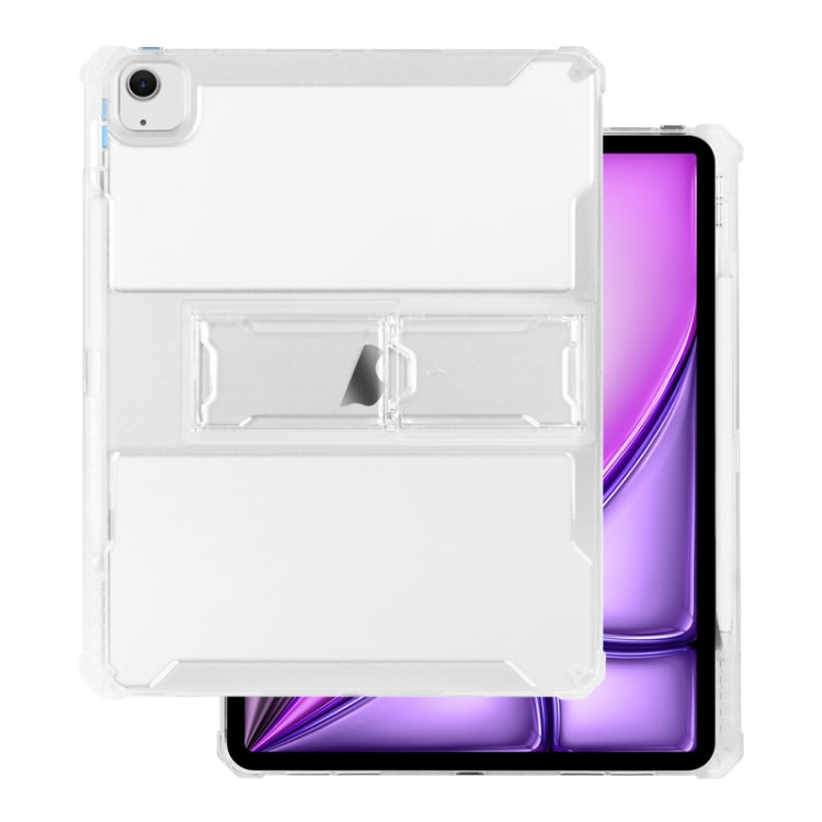 For iPad Air 11 2024 TPU Hybrid PC Airbag Tablet Case with Pen Slots(Transparent) - iPad Air 11 2024 Cases by PMC Jewellery | Online Shopping South Africa | PMC Jewellery | Buy Now Pay Later Mobicred