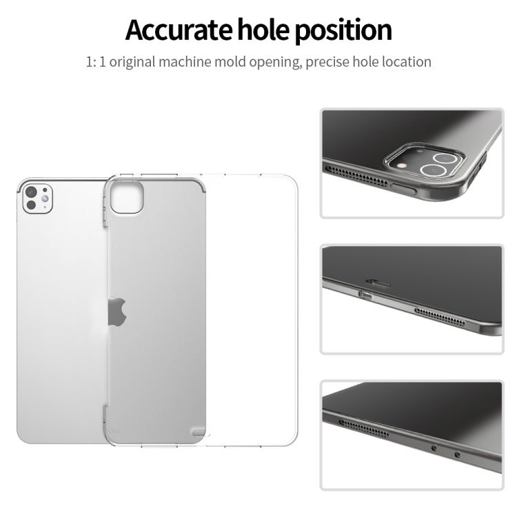 For iPad Air 13 2025 / 2024 Shockproof Soft TPU Protective Tablet Case(Transparent) - iPad Air 13 2025 / 2024 Cases by PMC Jewellery | Online Shopping South Africa | PMC Jewellery | Buy Now Pay Later Mobicred