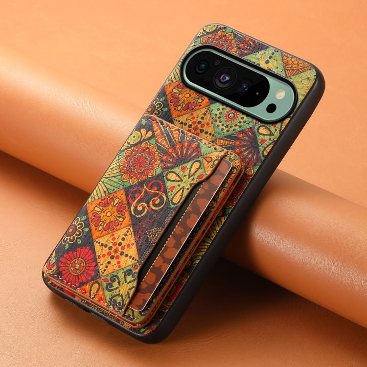 For Google Pixel 9 Card Slot Holder Phone Case(Autumn Yellow) - Google Cases by PMC TechLife | Online Shopping South Africa | PMC TechLife | Buy Now Pay Later Mobicred