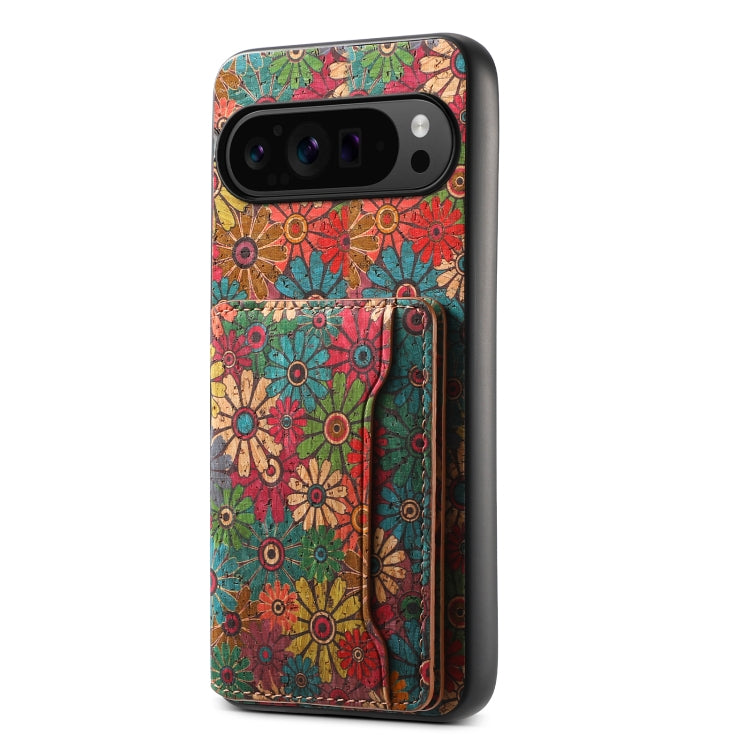 For Google Pixel 9 Pro Card Slot Holder Phone Case(Spring Green) - Google Cases by PMC TechLife | Online Shopping South Africa | PMC TechLife | Buy Now Pay Later Mobicred