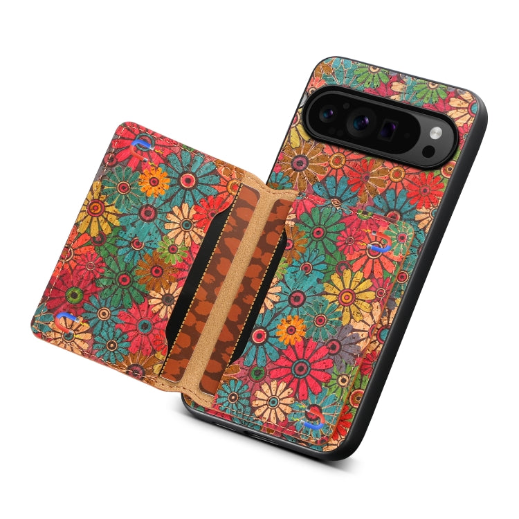 For Google Pixel 9 Pro Card Slot Holder Phone Case(Spring Green) - Google Cases by PMC TechLife | Online Shopping South Africa | PMC TechLife | Buy Now Pay Later Mobicred